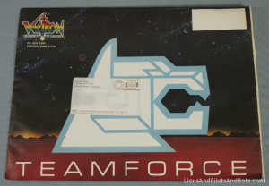 Voltron TeamForce Membership Kit Envelope