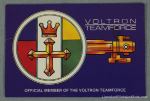 Voltron TeamForce - ID Card (Back)