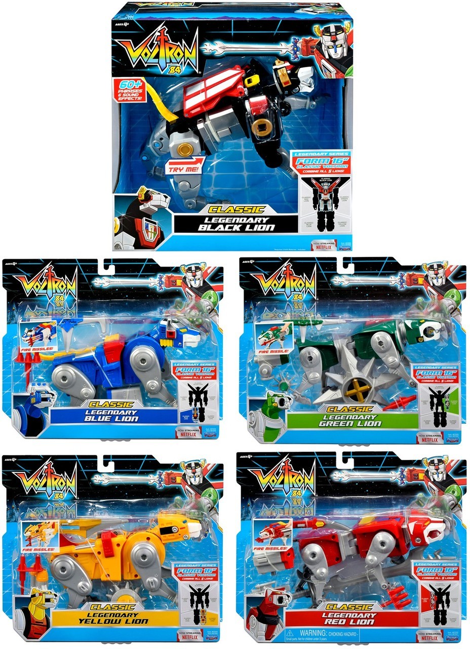 voltron classic combining red lion action figure