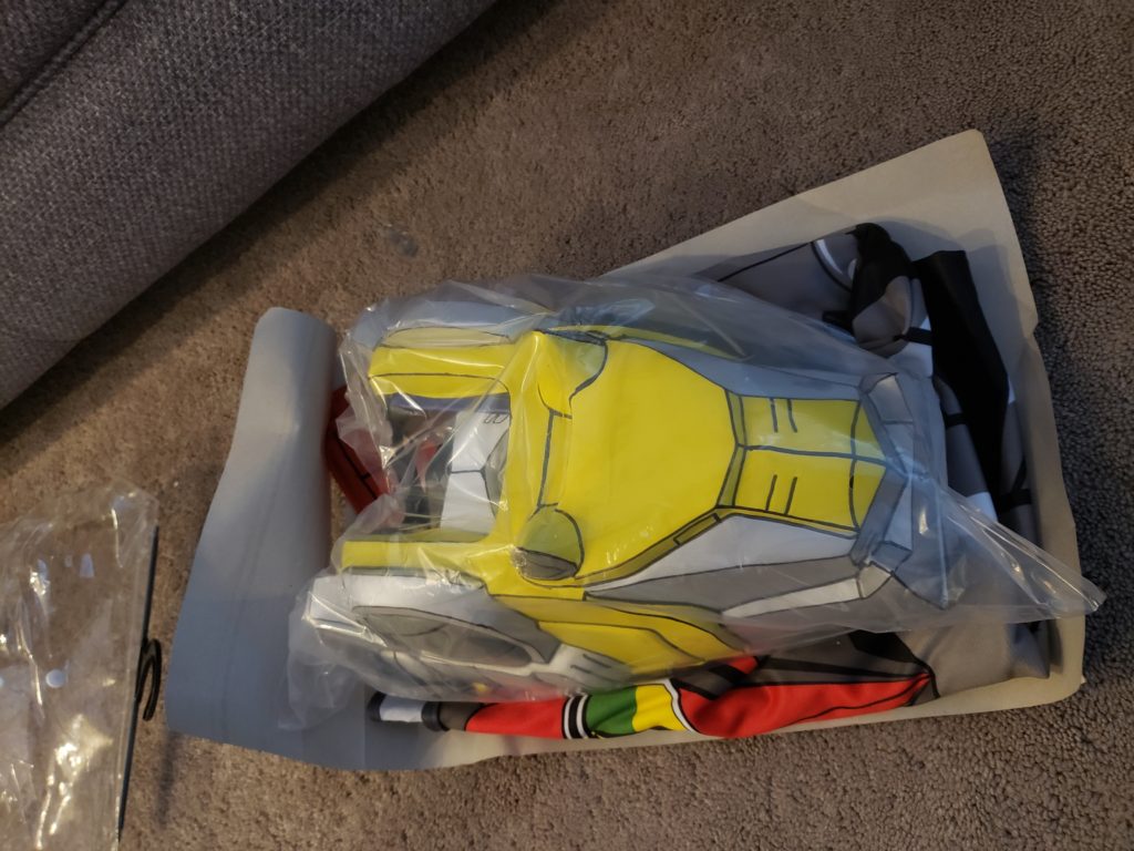 VOLTRON FORCE Costume - Contents removed from package outer bag